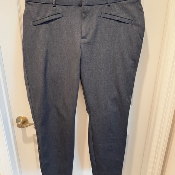 Gap, Dark Gray Business Casual, Curvy Skinny Ankle, Pants, Size 16 - Picture 4 of 7